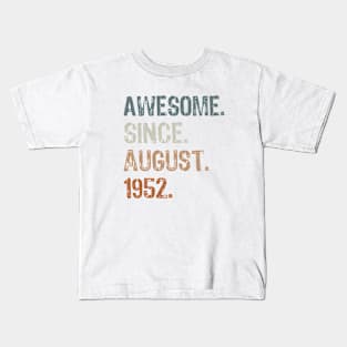 Awesome Since August 1952 Kids T-Shirt